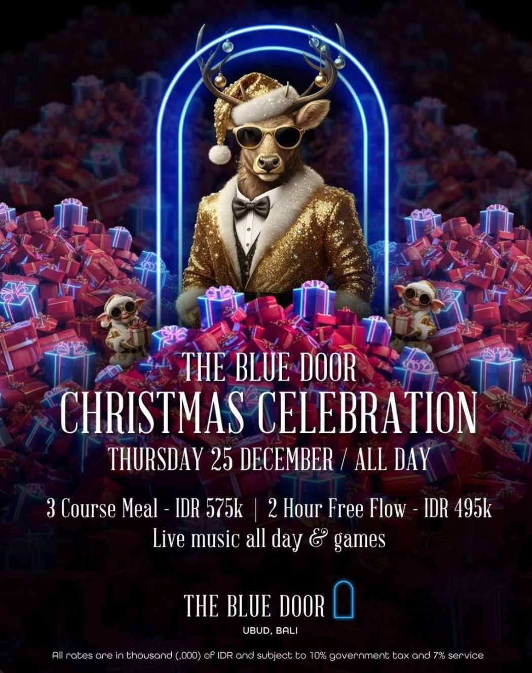 Christmas Celebration at The Blue Door Night Club
