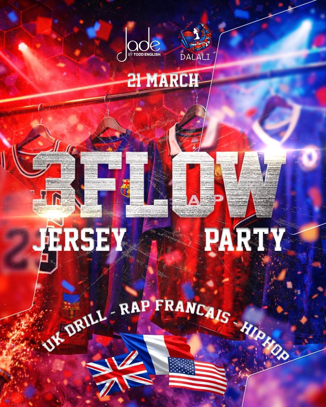 3 Flow Jersey Party at Jade By Todd English 