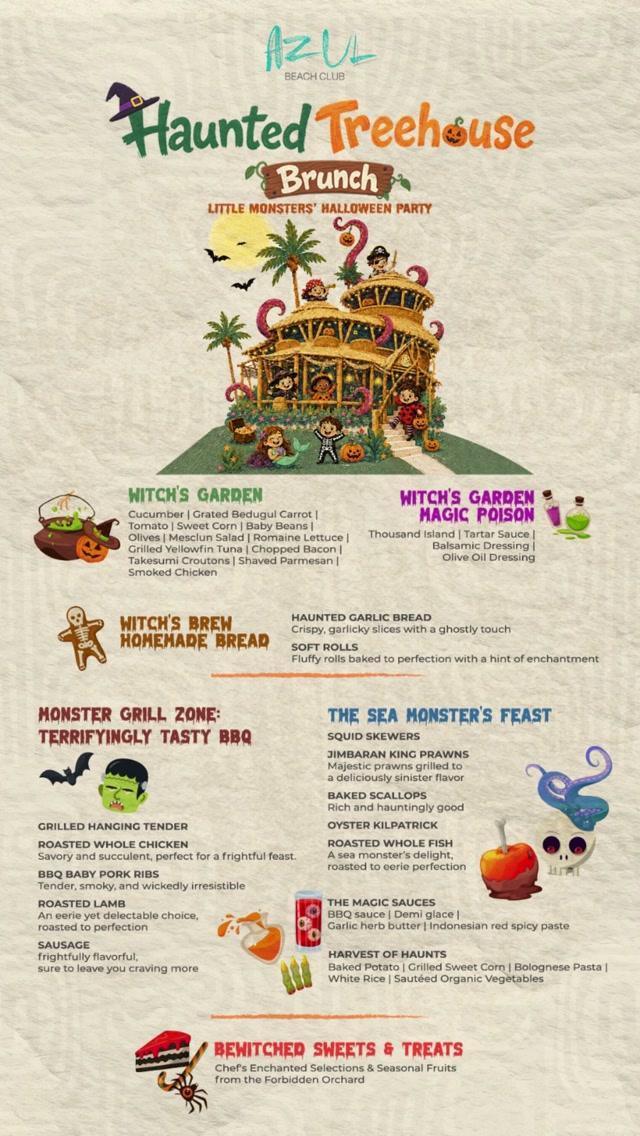 Haunted Treehouse Brunch at Azul Beach Club