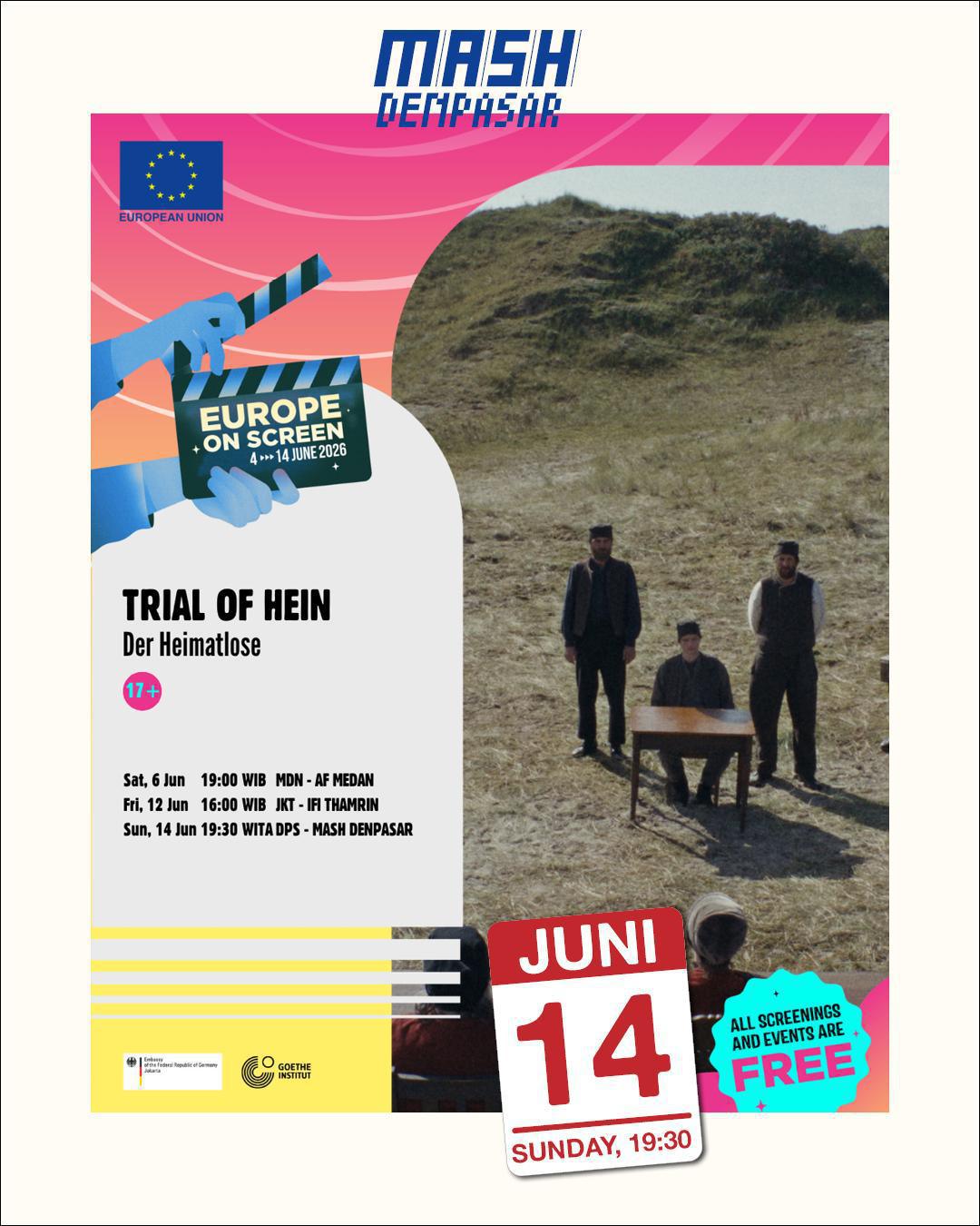 Europe on Screen at Mash Denpasar