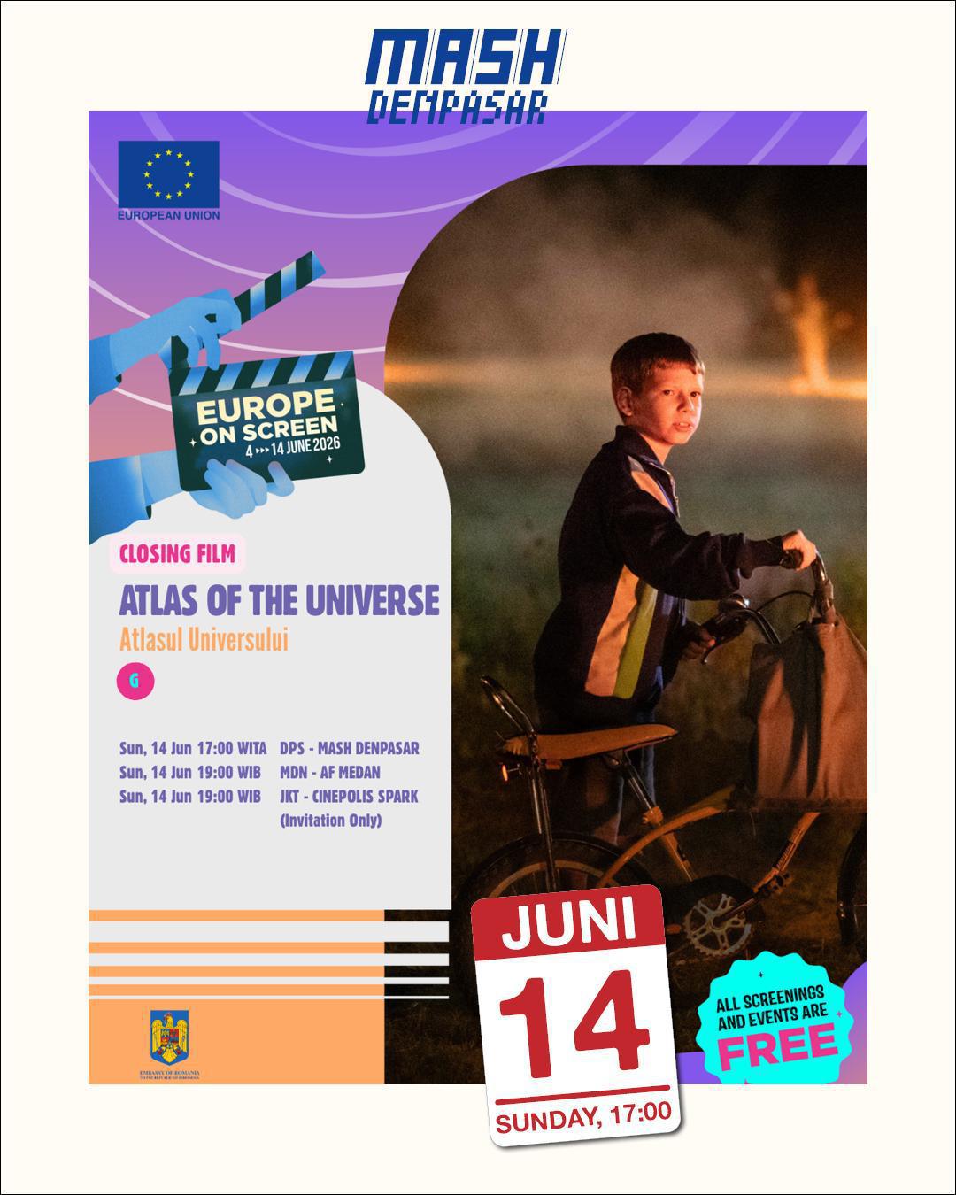 Europe on Screen at Mash Denpasar