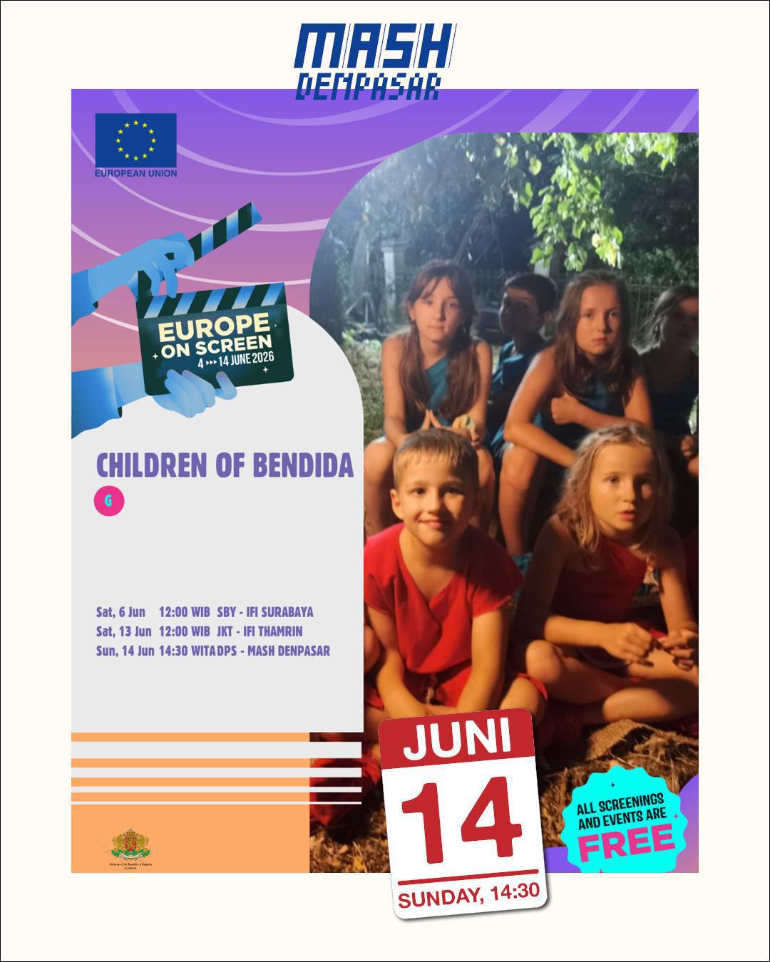 Europe on Screen at Mash Denpasar