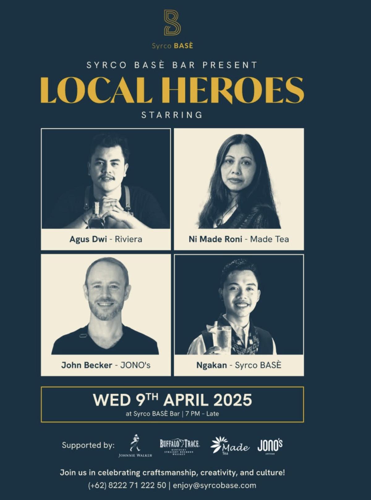 Local Heroes at Syrco Base Bar