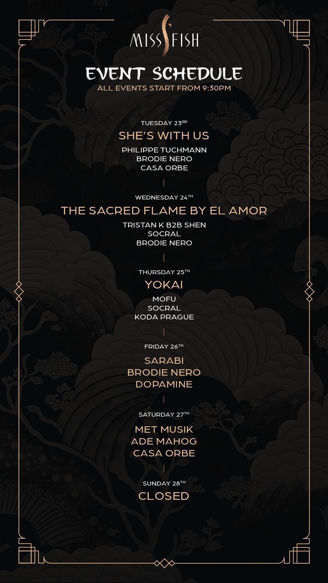 This Week at Miss Fish Bali