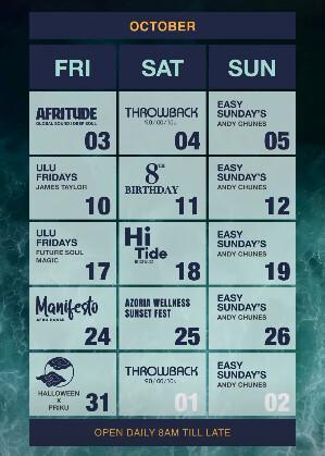 October at Ulu CliffHouse 