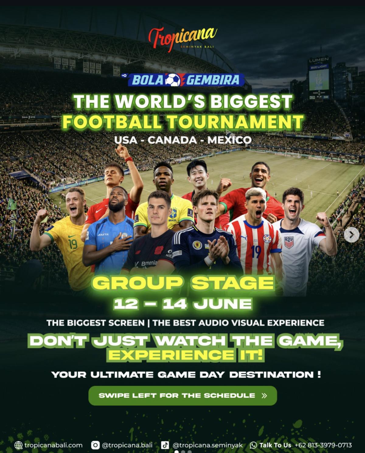 FIFA WORLD CUP 2026 at Tropicana Bali FIFA WORLD CUP 2026 at Tropicana Bali