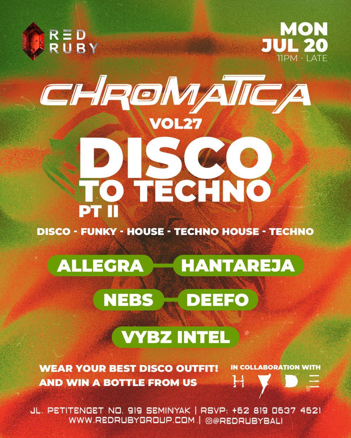Chromatica at Red Ruby