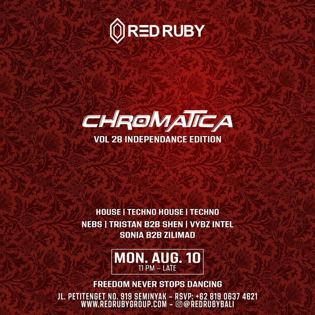 Chromatica at Red Ruby Chromatica at Red Ruby