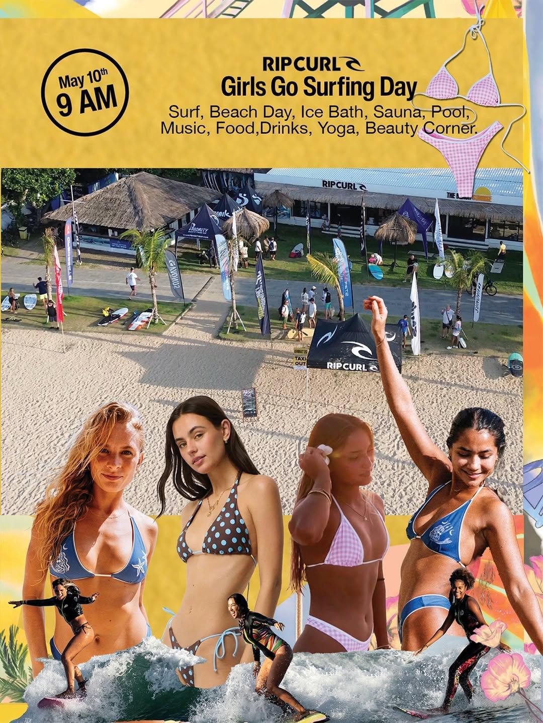 Girls Go Surfing Day at Rip Curl Sanur