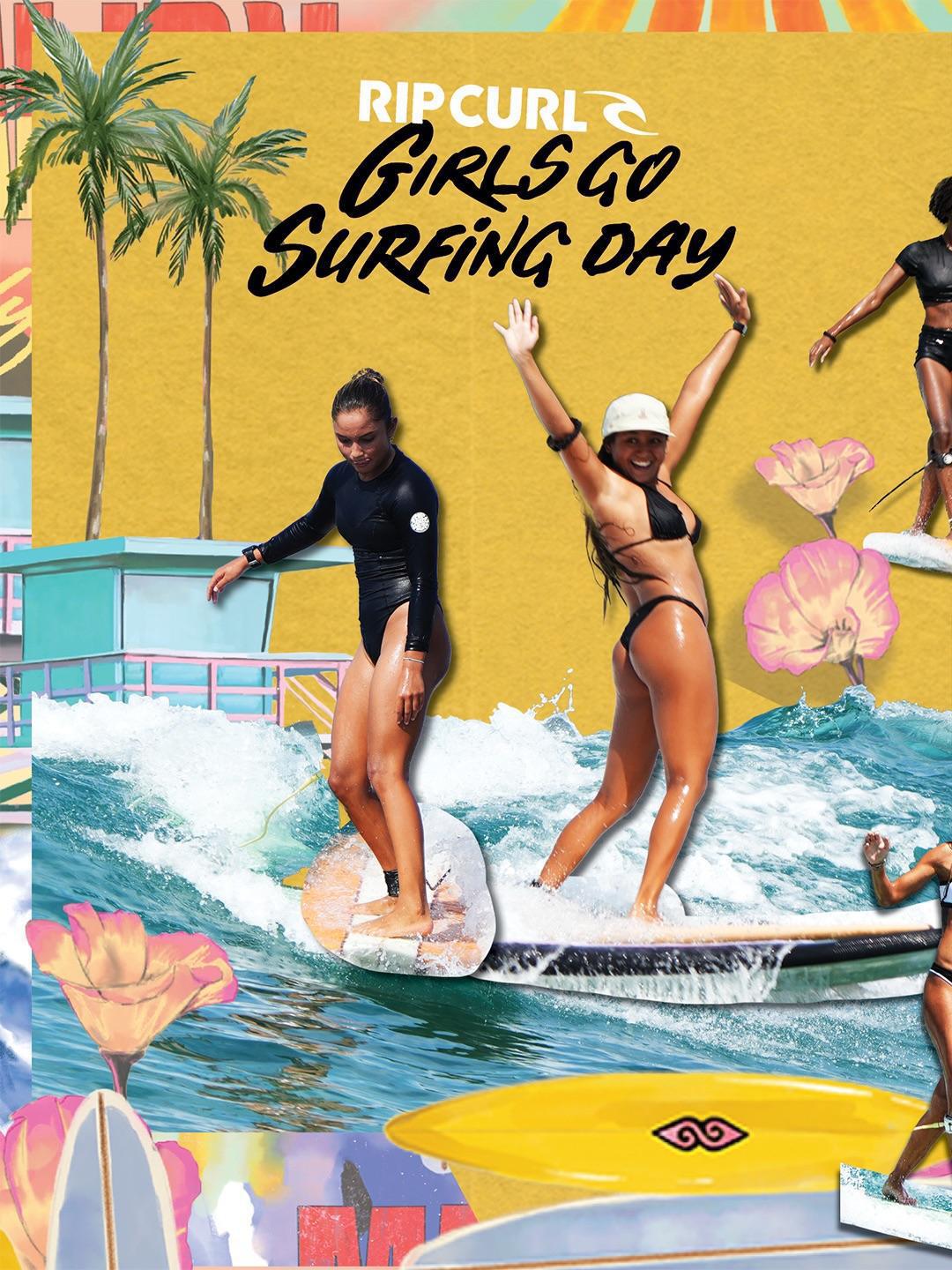 Girls Go Surfing Day at Rip Curl Sanur
