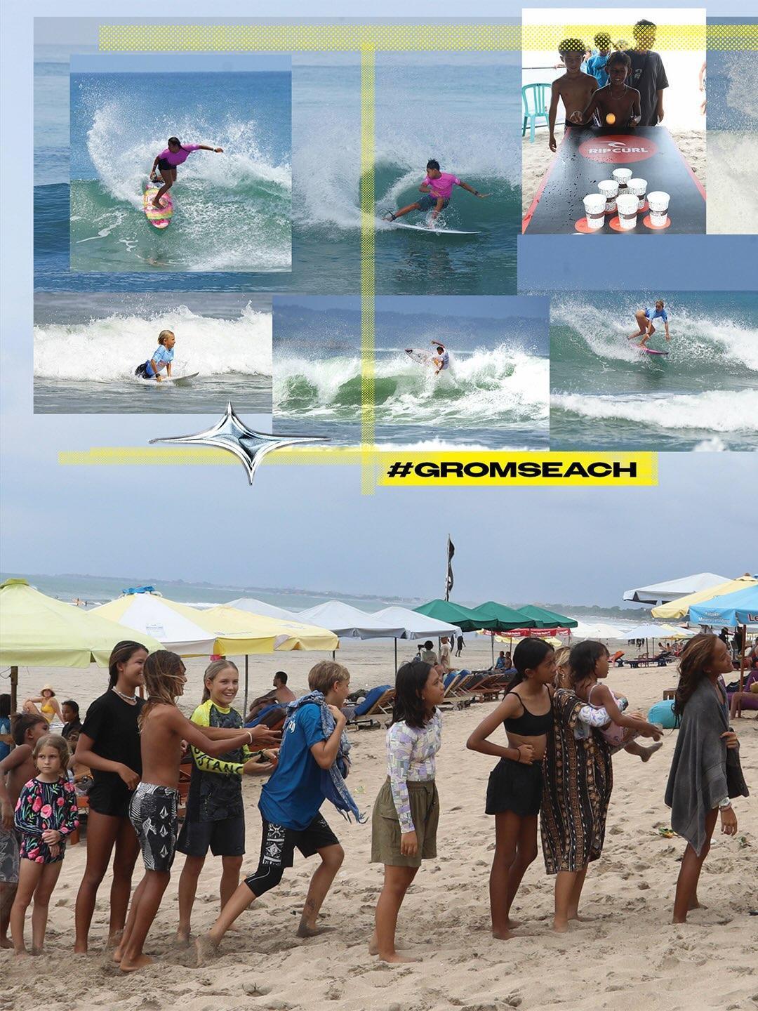 Rip Curl Grom Search Final at Halfway Beach Kuta