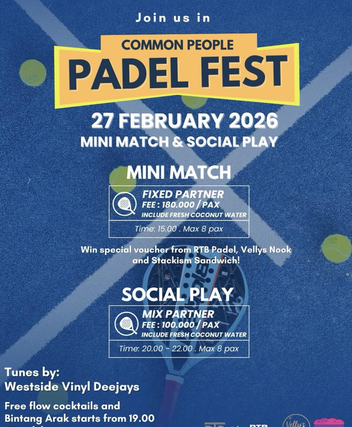 Padel Fest at Rumah Tanjung Bungkak