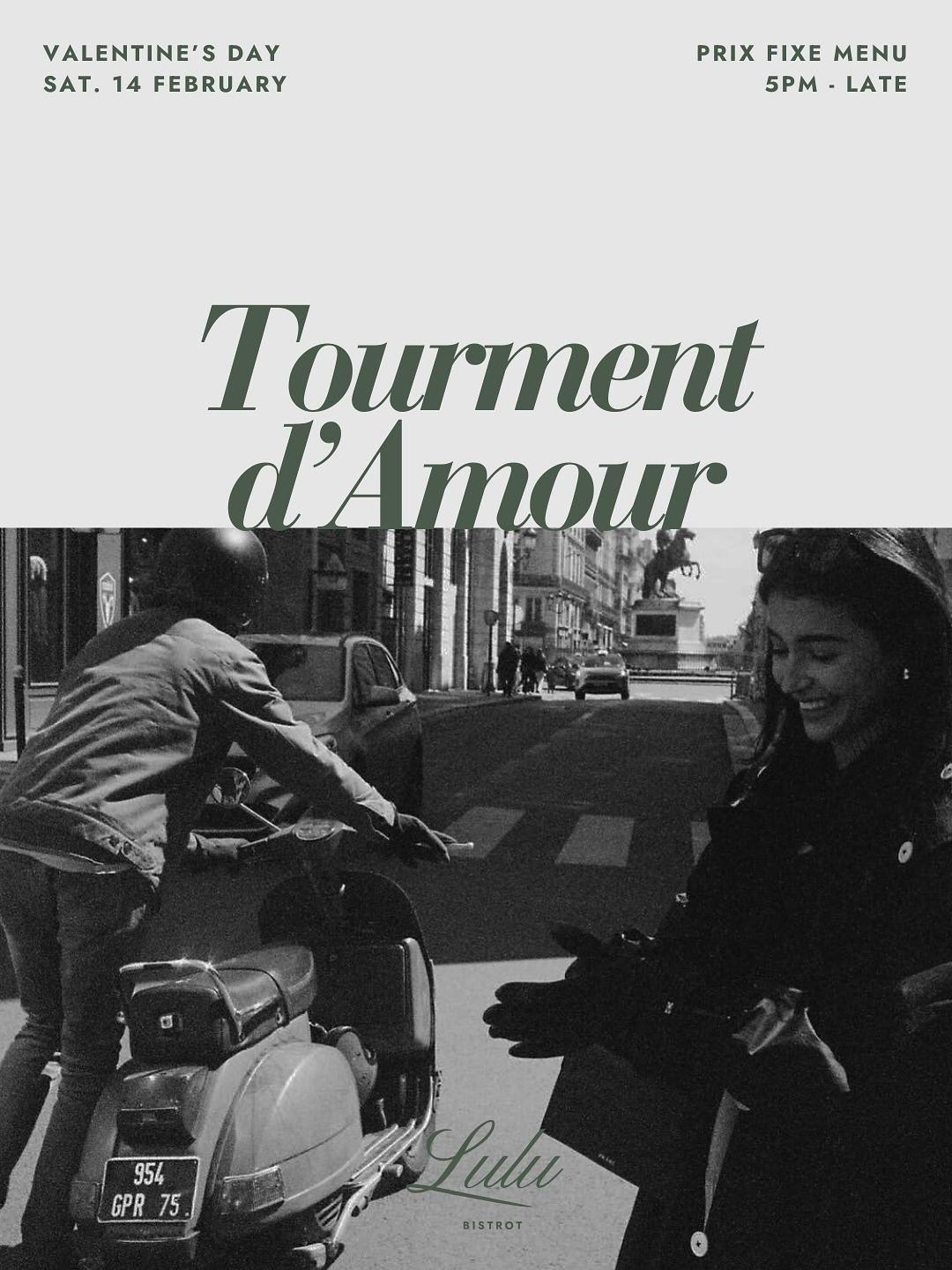 Tourment d’Amour at Lulu Bistrot Bali 