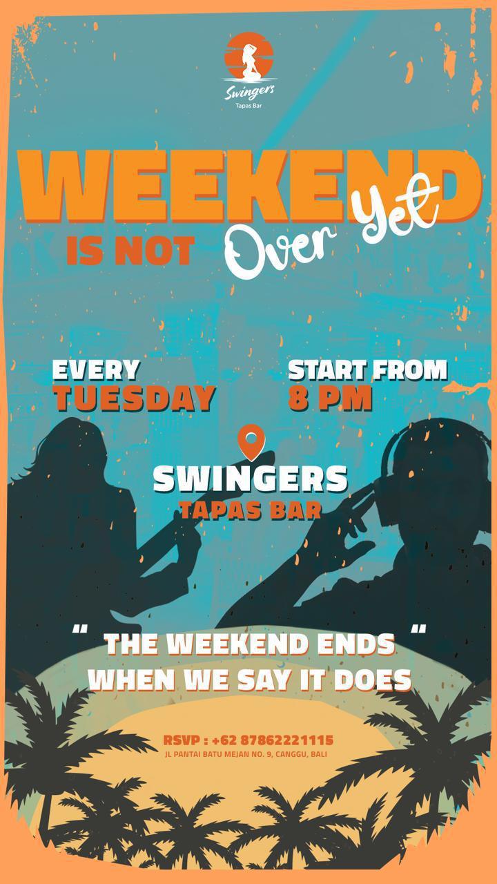 Weekend is not over yet at Swingers