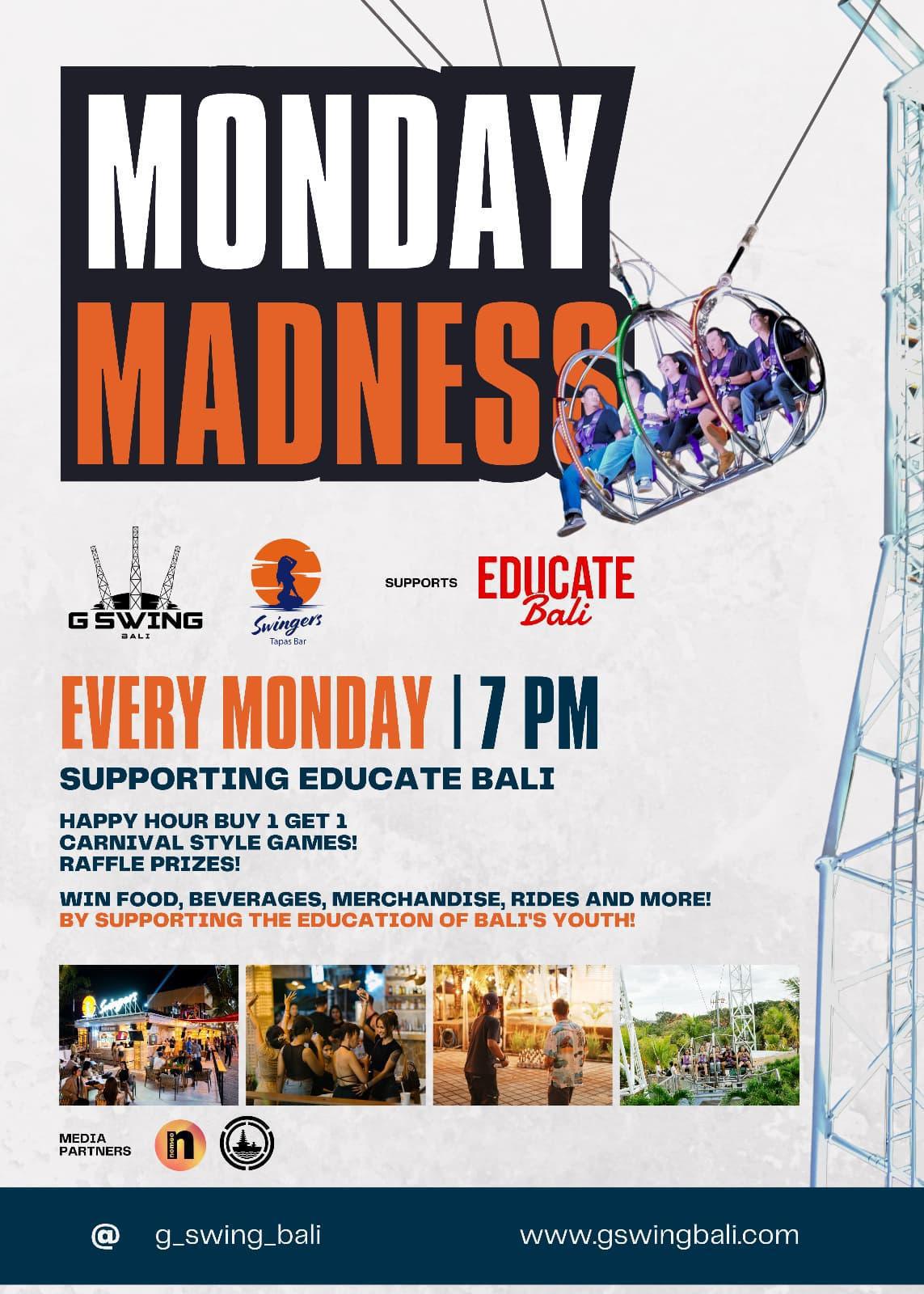 Monday Madness at G Swing Bali