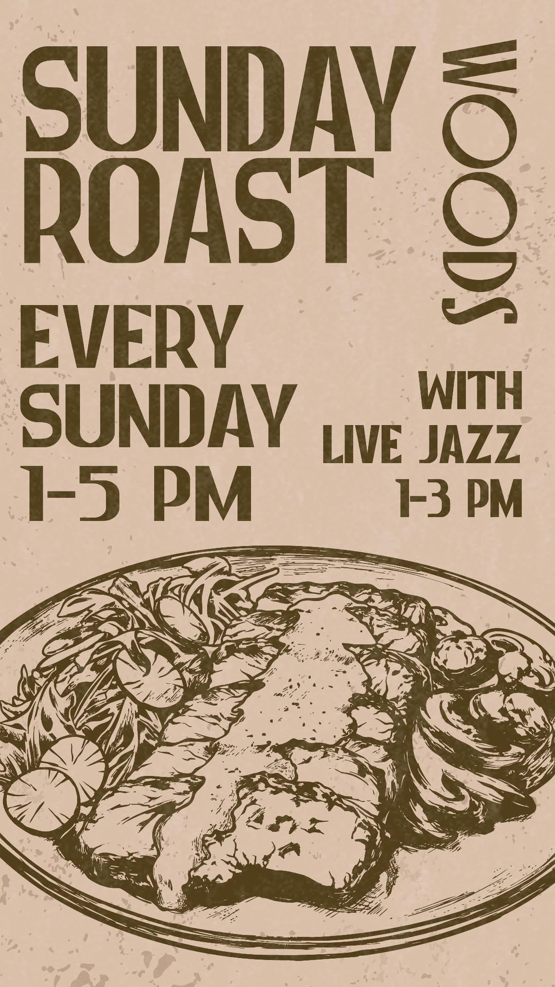 Sunday Roast at WOODS Bali 