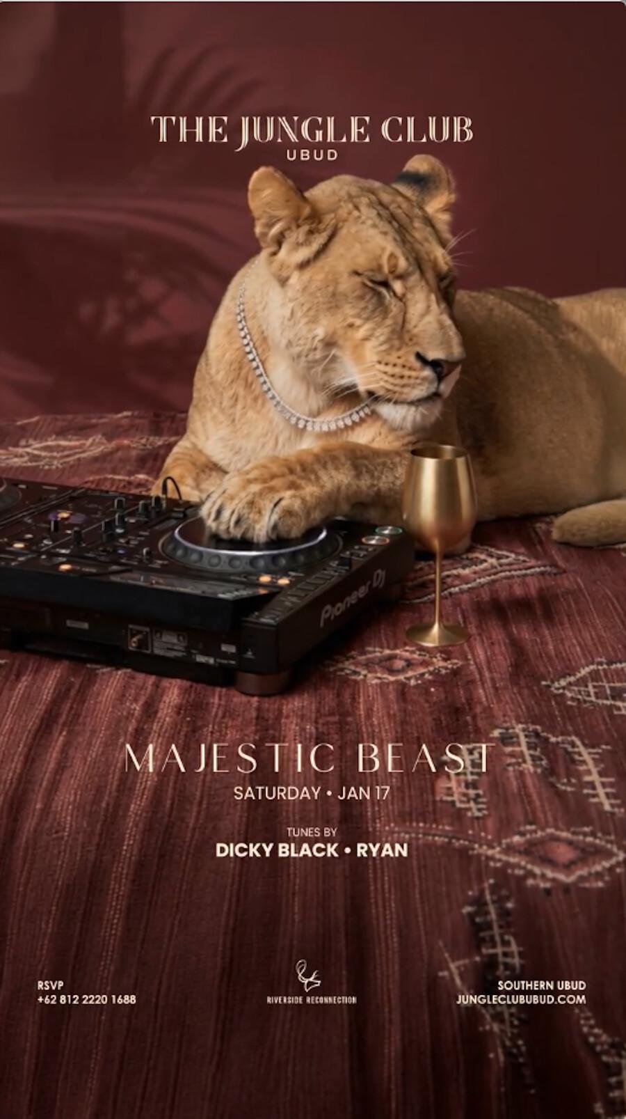 Majestic Beast at The Jungle Club Ubud