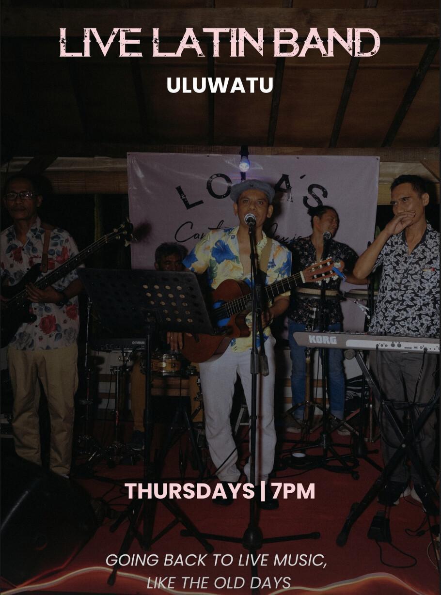 Live Latin Band at Lola's Bali 