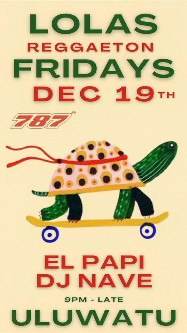 Fridays at Lola's Bali 