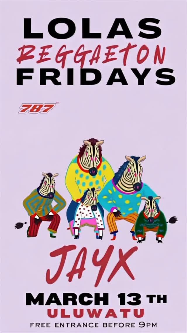 Fridays at Lola's Bali 