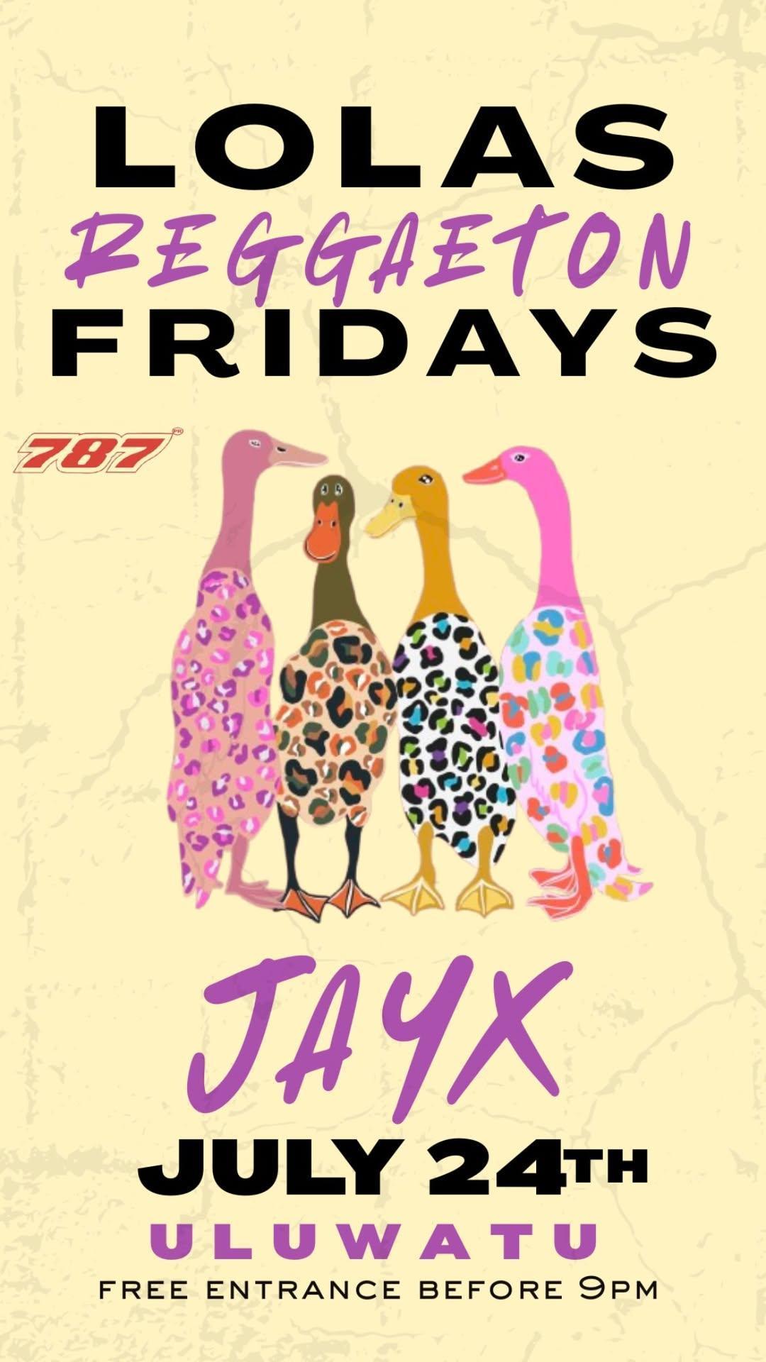 Fridays at Lola's Bali