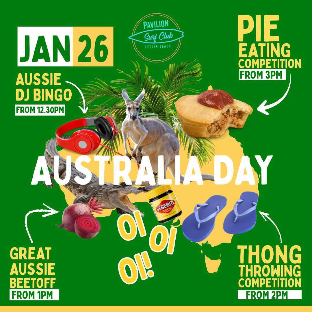 Australian Day at Pavilion Surf Club Australian Day at Pavilion Surf Club