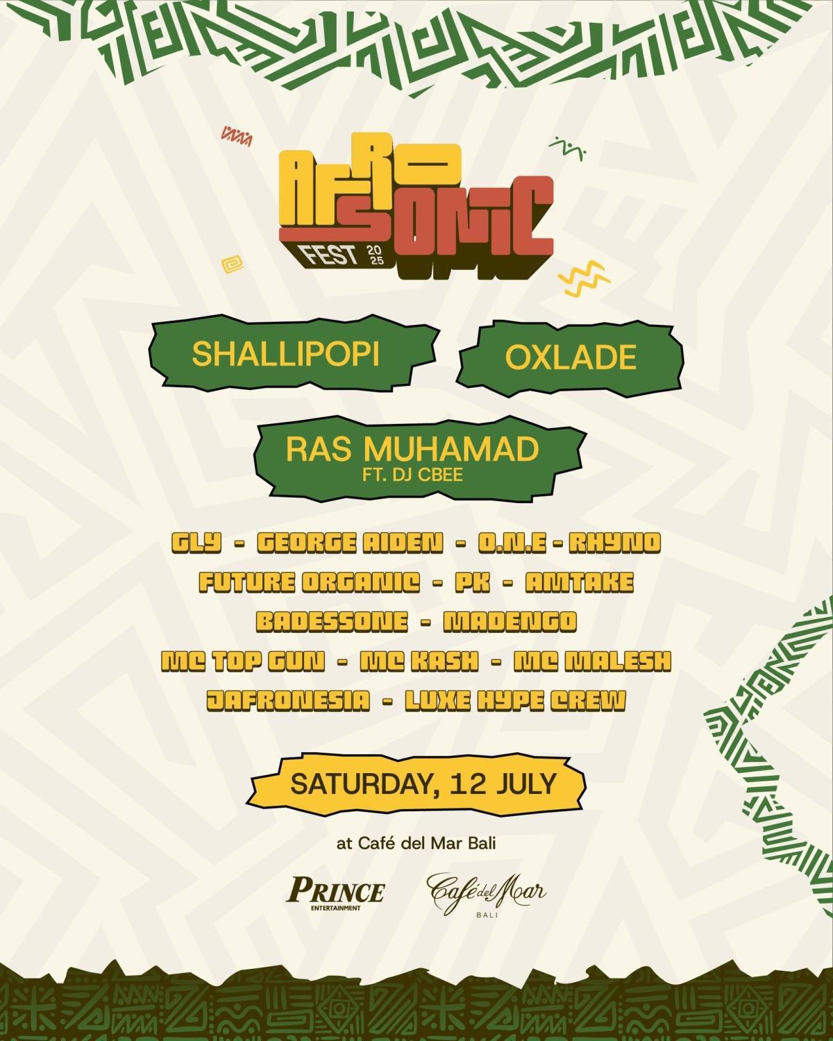 AFROSONIC FEST at Cafe Del Mar 
