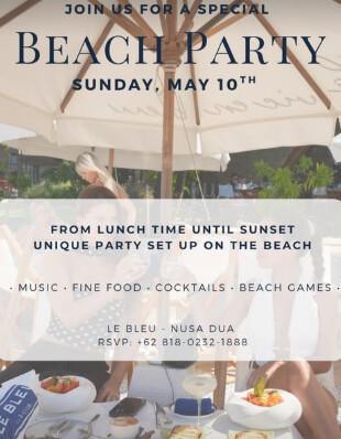 Beach Day at Le Bleu by K Club