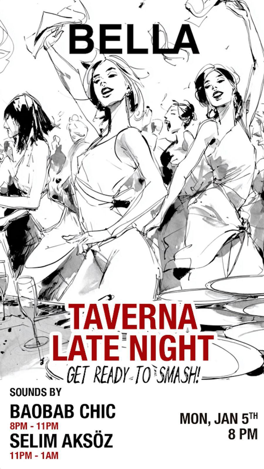 Taverna Late Night at BELLA Canggu