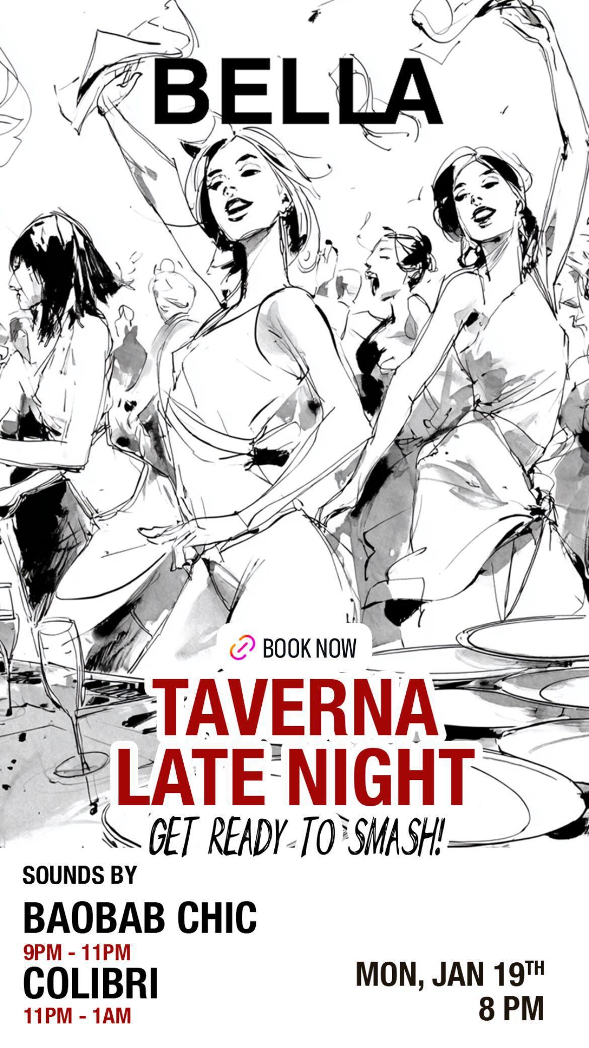 Taverna Late Night at BELLA Canggu