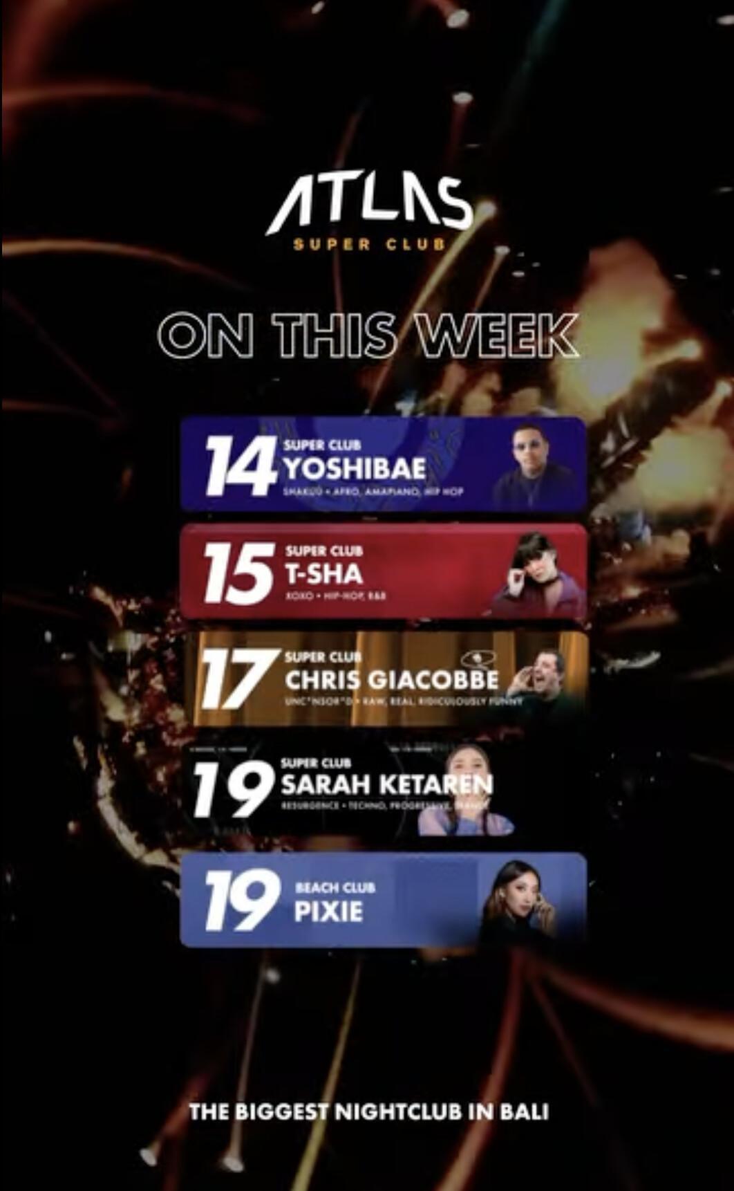 This Week at Atlas Beach Club