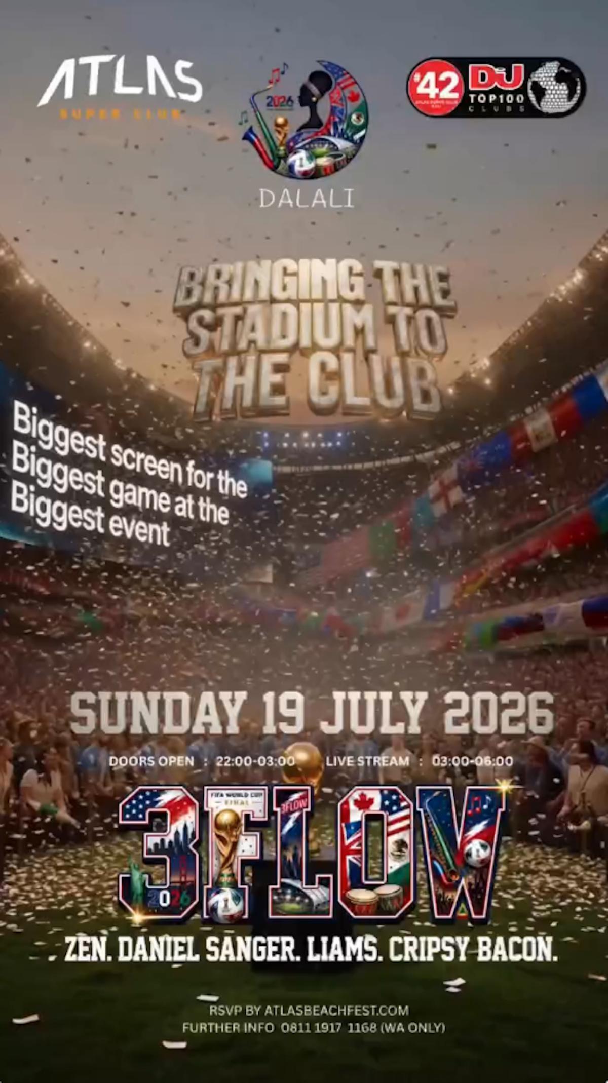 Sunday World Cup Final at Atlas Super Club