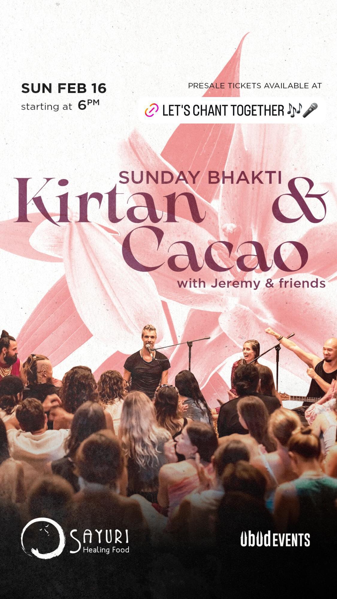 Kirtan & Cacao at Sayuri Healing Food Kirtan & Cacao at Sayuri Healing Food