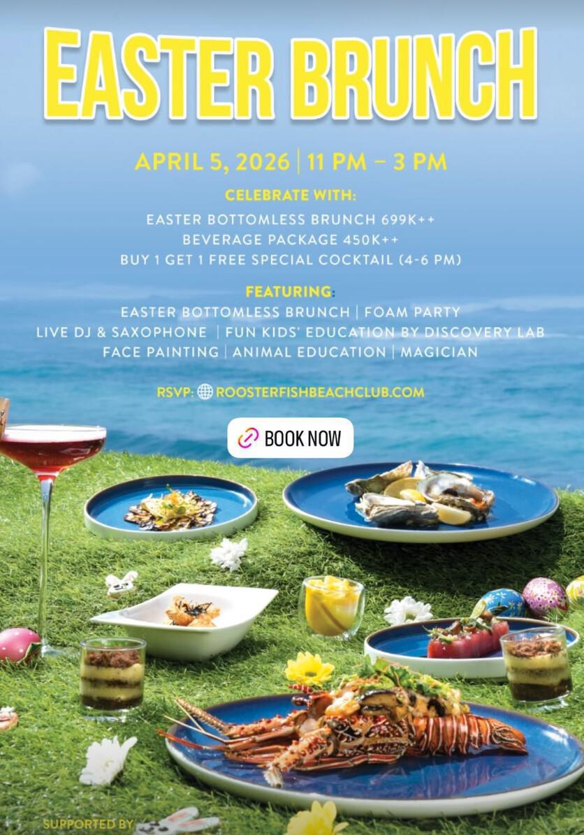 Easter Brunch at Roosterfish Beach Club