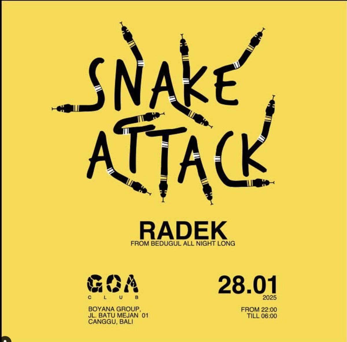 Snake Attack at Goa Night Club