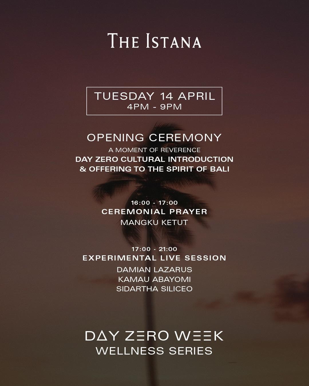 Opening Ceremony Day Zero at The Istana