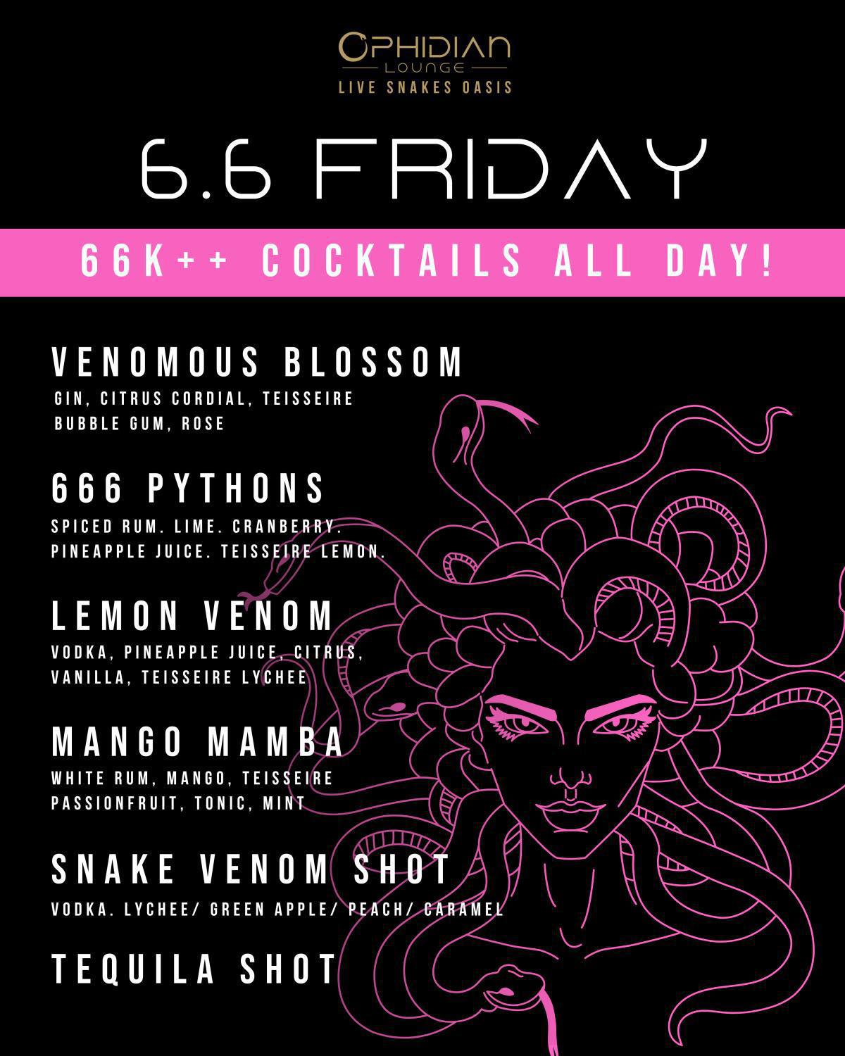 6.6 Friday at Ophidian Lounge