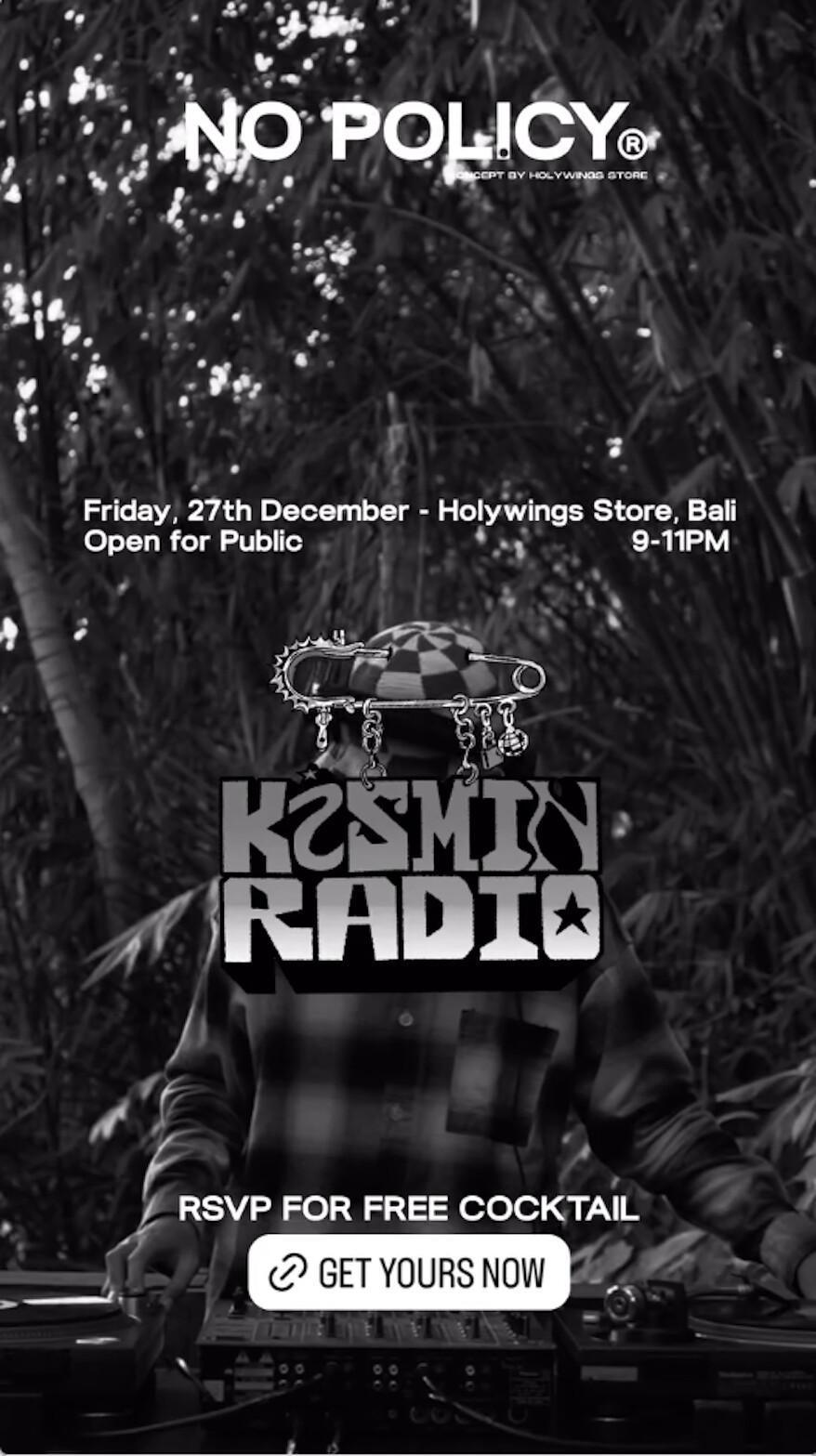 Kasmin Radio at Holywings Store