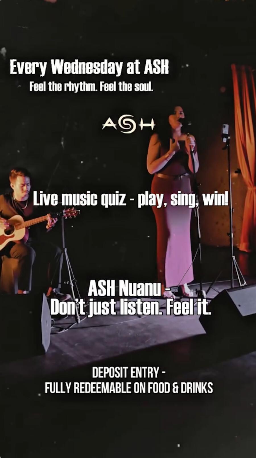 Quiz & Rock Night at Ash Nuanu Quiz & Rock Night at Ash Nuanu