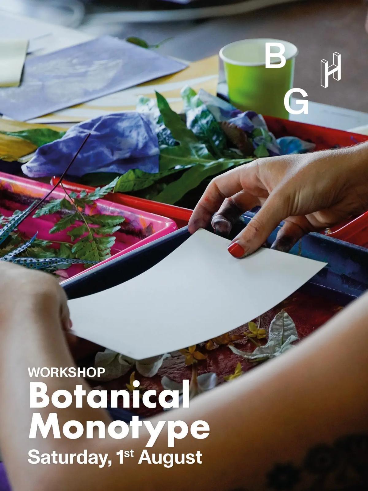 Botanical Monotype Workshop at Black Hand Gang ID