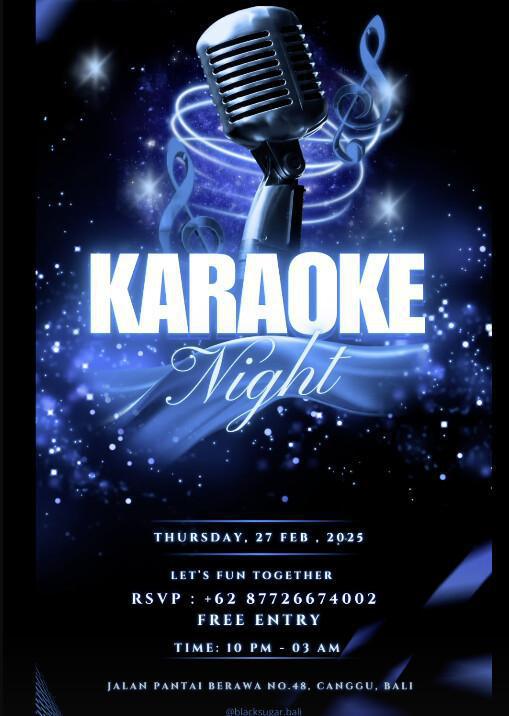 Karaoke Night at Black Sugar Club