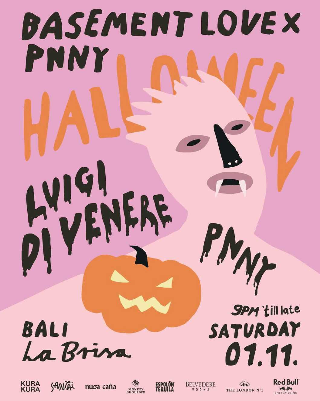 Basement Love x PENNY Halloween edition at La Brisa
