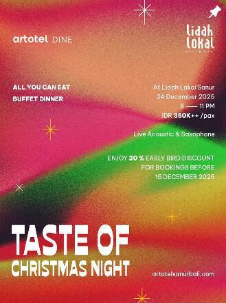 Christmas Night at Lidah Lokal by Artotel Sanur