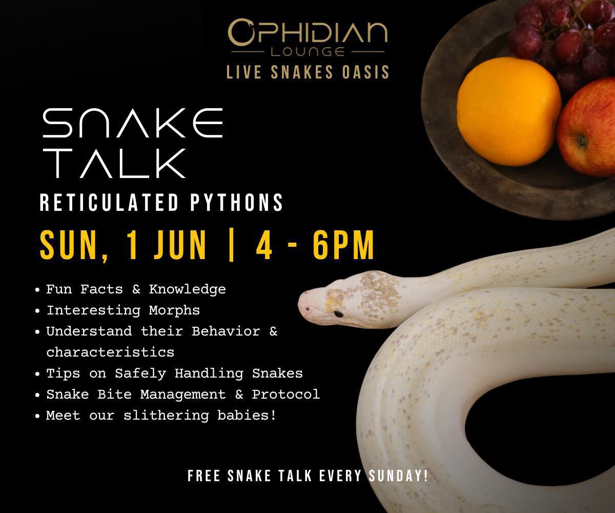 Snake Talk at Ophidian Lounge