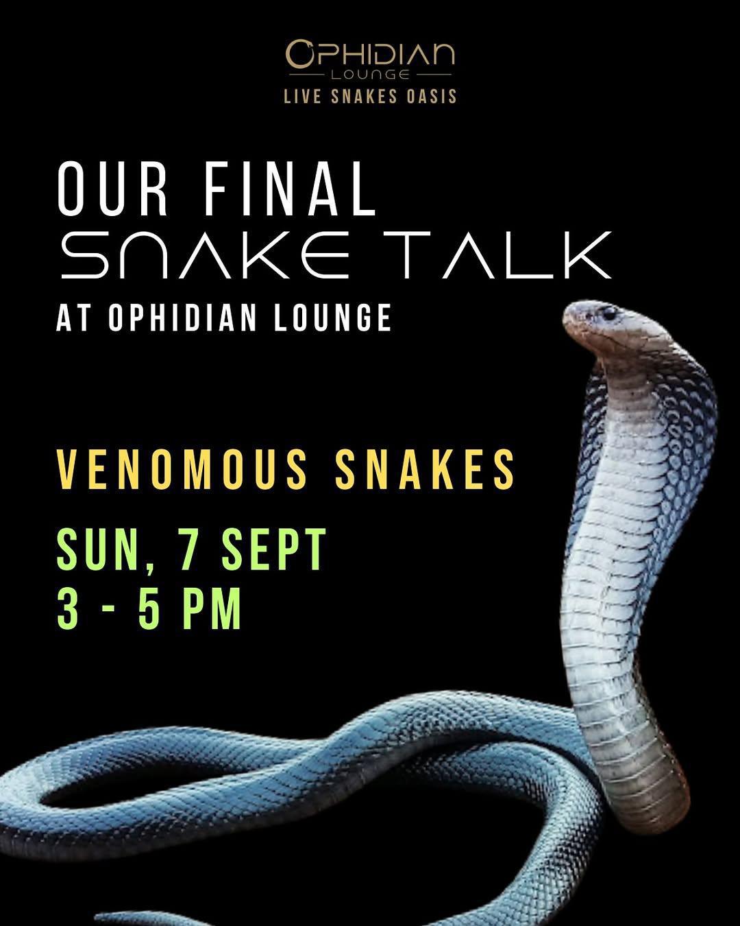 Snake Talk at Ophidian Lounge