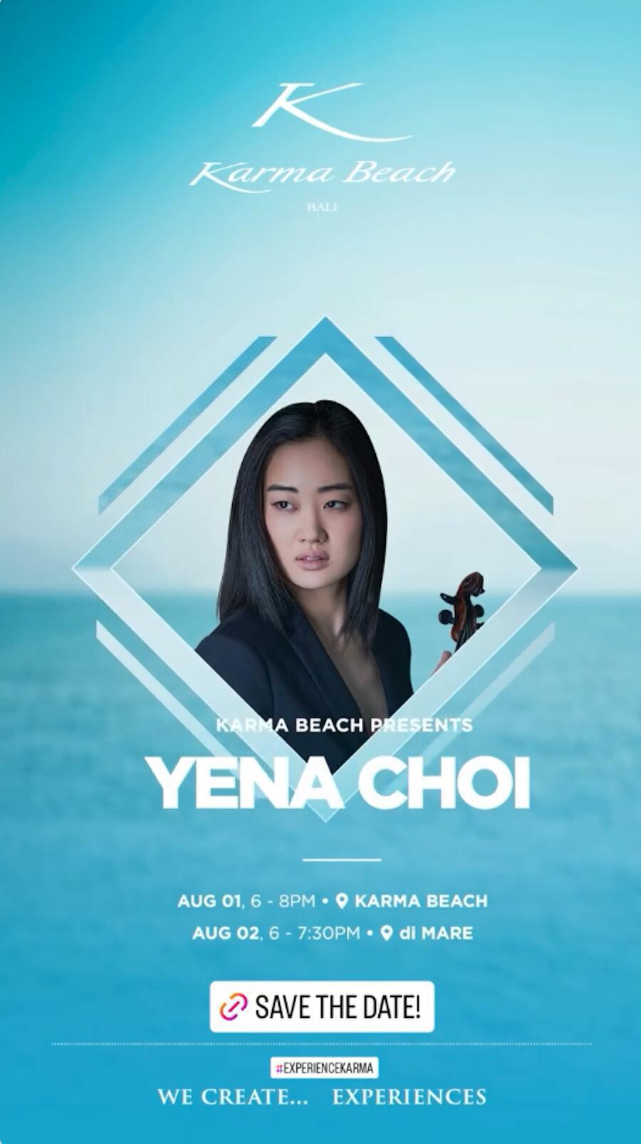 Yena Choi at Karma Beach Club