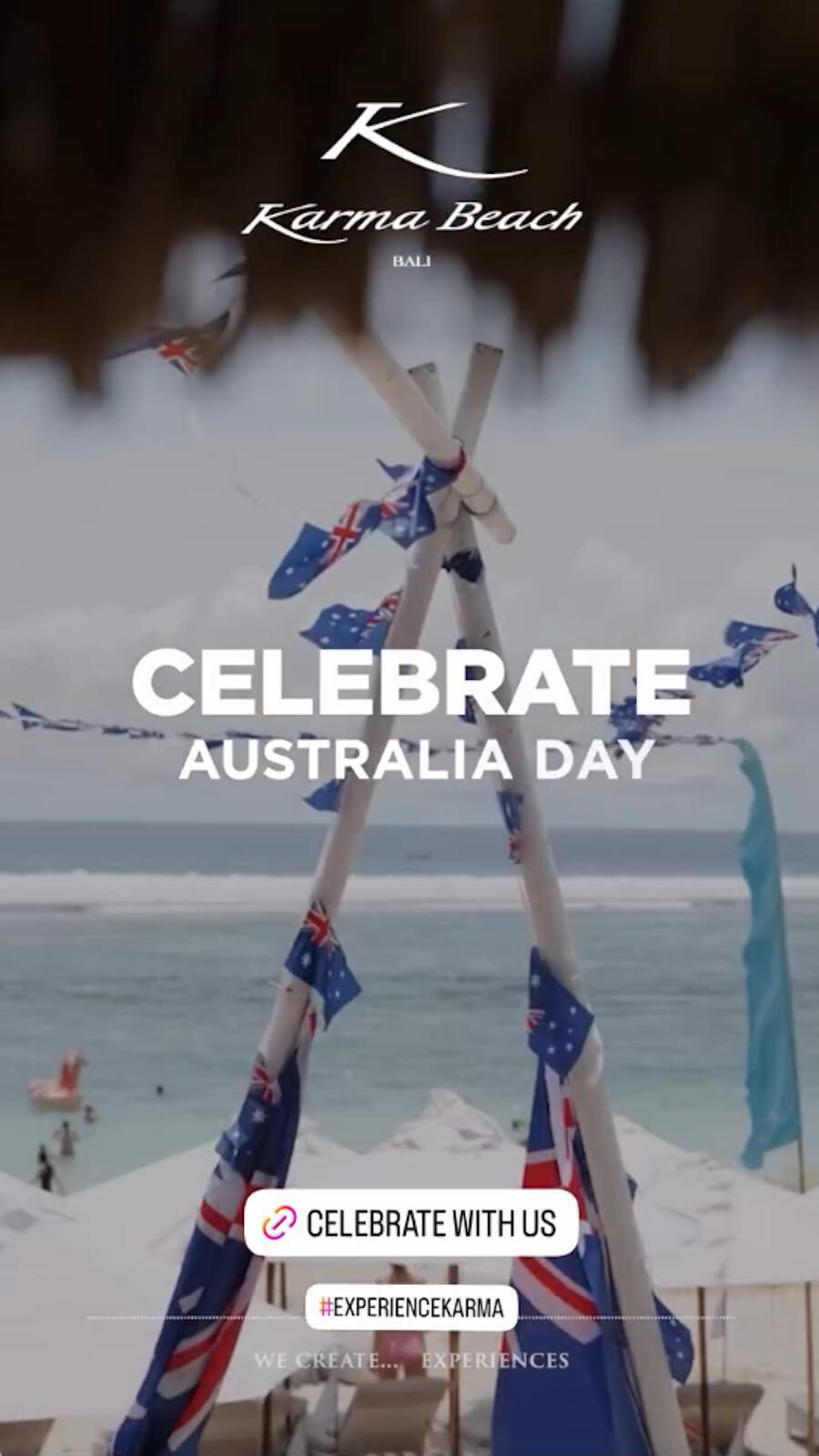 Australia Day at Karma Beach Club Australia Day at Karma Beach Club