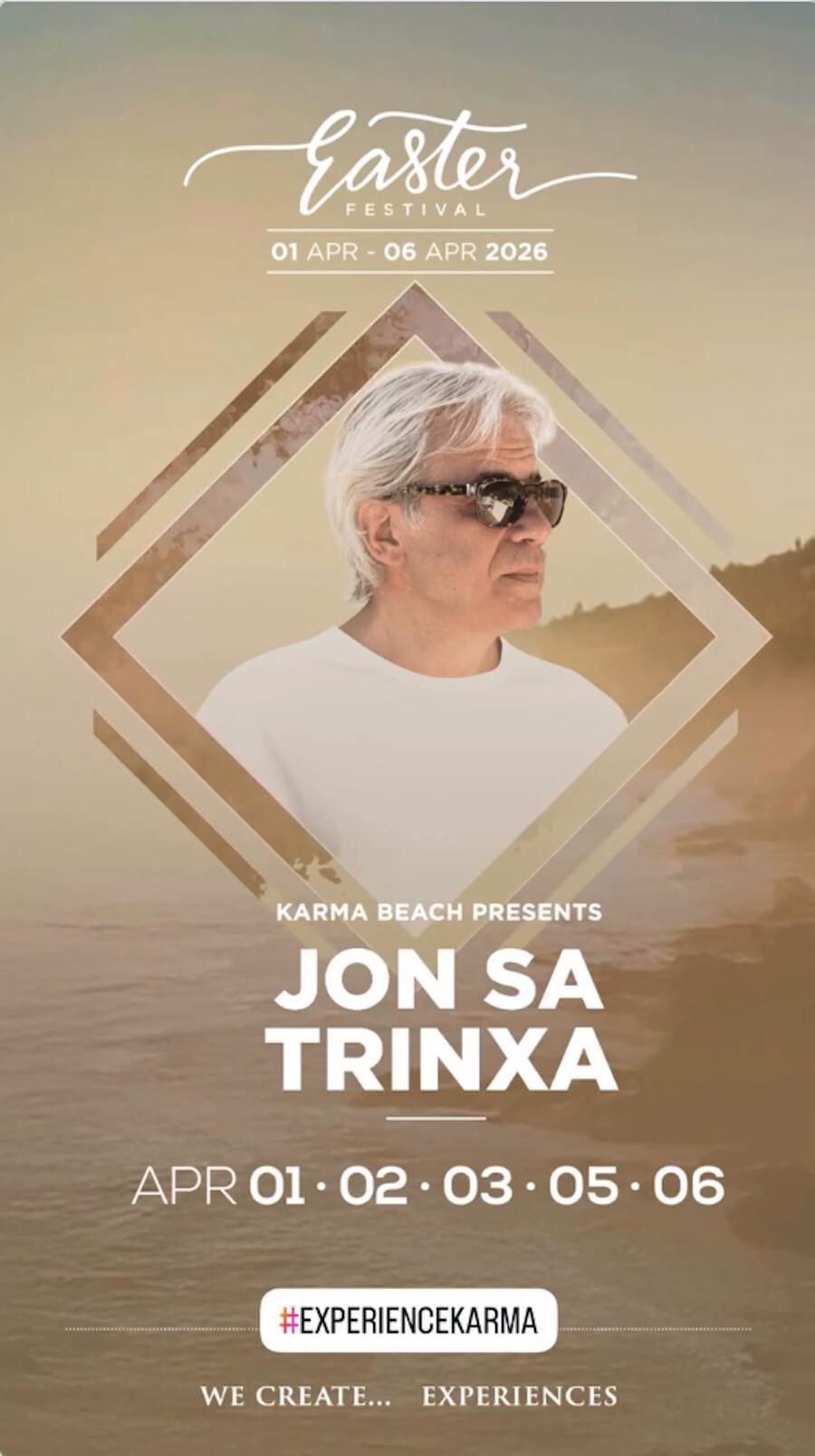 DJ Jon Sa Trinxa at Karma Beach Club