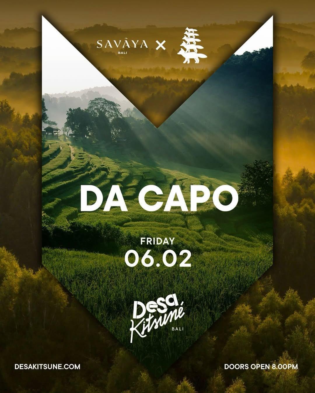 Da Capo at Desa Kitsune Bali Da Capo at Desa Kitsune Bali