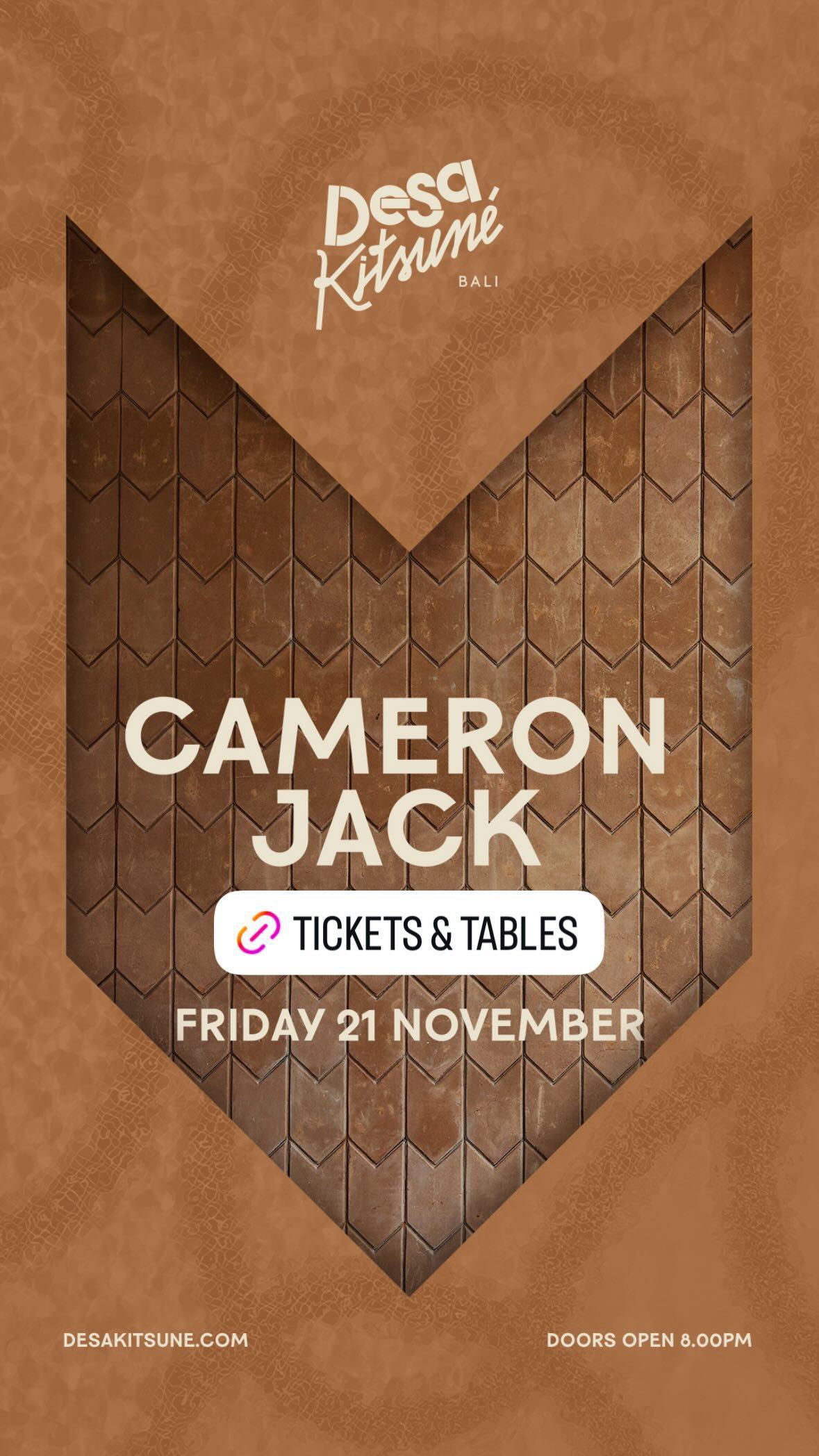 Cameron Jack at Desa Kitsune Bali